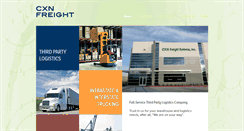 Desktop Screenshot of cxnfreight.com