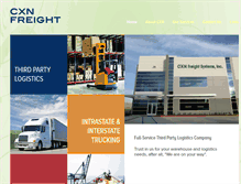 Tablet Screenshot of cxnfreight.com